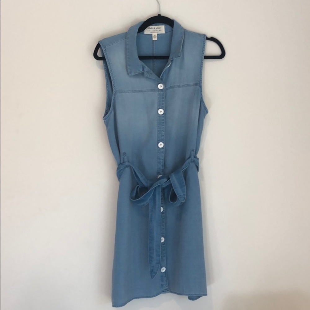 Anthropologie Cloth & Stone Denim Dress